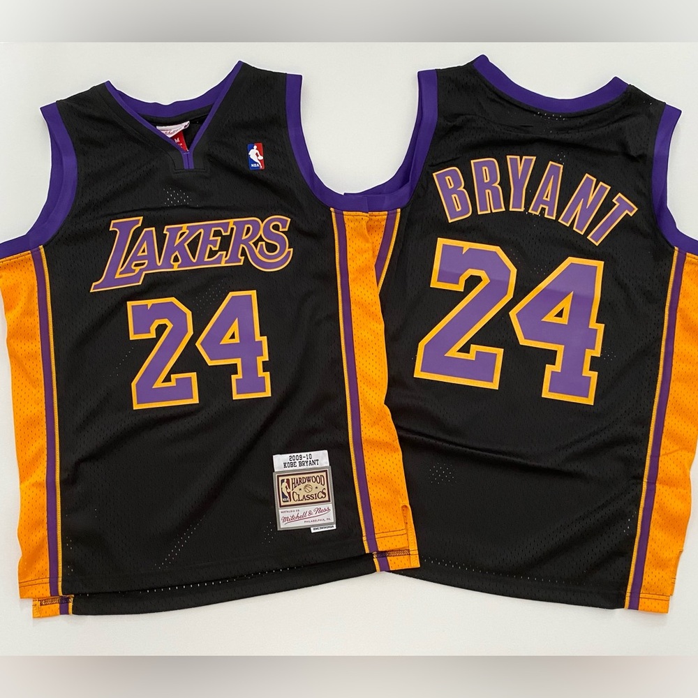 Kobe Bryant Lakers Black Jersey size S-M-L-XL-2XL